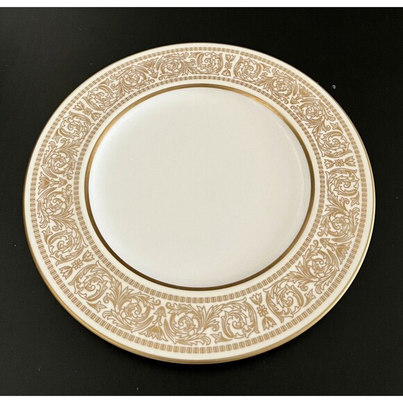 Set Of 2 Vintage Mikasa Narumi Oberlin Gold Rimmed 10-5/8” Dinner‎ Plates - Picture 3 of 7